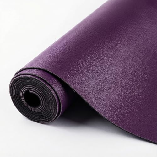 Matte Faux Leather Fabric, 54"x12" Soft Vinyl Faux Leather Sheets, Waterproof Upholstery Material for Boat Seats, Car Interior, Sofa Refurbish, DIY Bags, Phone Case, Hair Bows, Placemat