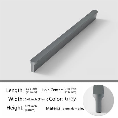5 Pack Grey Cabinet Pulls - Kitchen Hardware Handles for Dresser Drawers -T Shape Cabinet Hardware (8.35 inch,Grey) - color: Gray, size: 8.35 inch