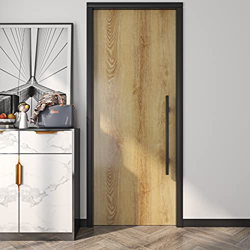 Livelynine Oak Wood Contact Paper Peel and Stick Thick Wood Contact Paper for Countertops Desk Kitchen Cabinet Wallpaper Peel and Stick Countertops Waterproof Vinyl Wrap Wood Laminate Roll 15.8x78.8 - color: Light Oak, size: 15.8" x 78.8"