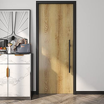 Livelynine Oak Wood Contact Paper Peel and Stick Thick Wood Contact Paper for Countertops Desk Kitchen Cabinet Wallpaper Peel and Stick Countertops Waterproof Vinyl Wrap Wood Laminate Roll 15.8x78.8 - color: Light Oak, size: 15.8" x 78.8"