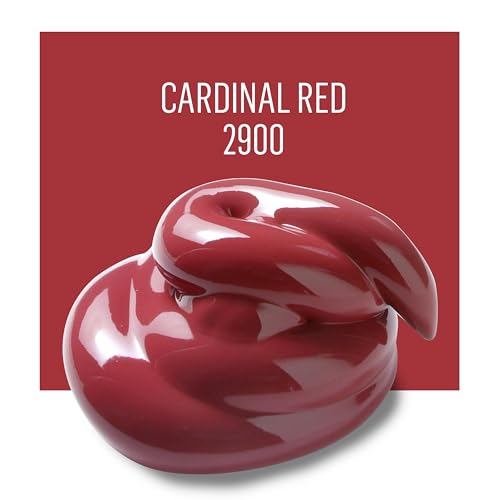FolkArt Pl2900 Multi-Surface Paint, 2 oz, Cardinal Red - color: Cardinal Red, size: 2 Fl Oz (Pack of 1)