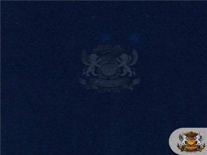 Velvet Ultra Flocking Solid Upholstery Fabric 05 Navy Blue / 58" Wide/Sold ...