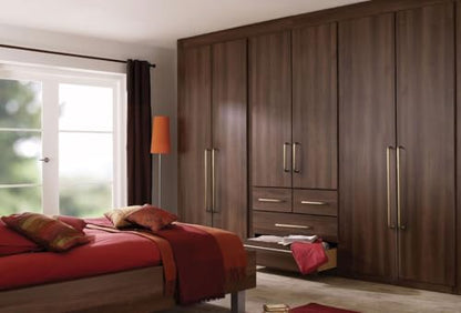 Goo-Ki 6 Pack 5 Inch （128mm） Hole Center Cabinet Pulls Champagne Bronze Zinc Alloy Kitchen Drawer Pulls Drawer Handles 5.5 Inch Length 2201-UBR-128 - color: Champagne Bronze, size: 5 Inch Hole Centers