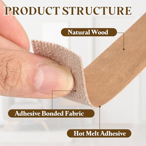 uxcell 3/4" x49ft Wood Veneer Edge Banding Pre-Glued Cherry Wood Strips - color: Cherry Wood, size: 3/4 Inch x 49ft