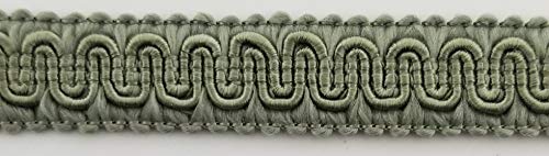 1/2" Scroll Braid Gimp w/Backing - 10 Continuous Yards - Many Color Options! (Sage) - color: Sage