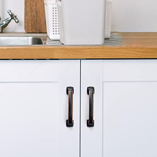 Ravinte Arch Cabinet Pulls 3in 10 Pack Oil Rubbed Bronze Cabinet Handles - color: Oil Rubbed Bronze, size: 3 inch hole center
