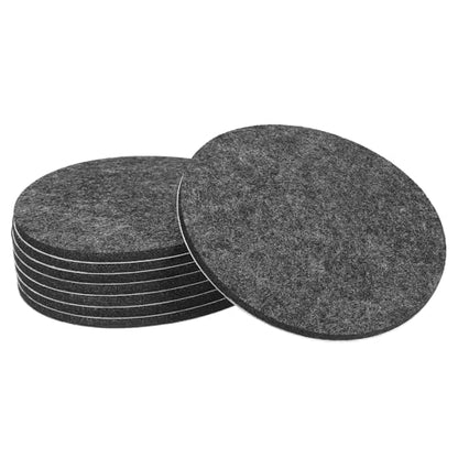 uxcell 8Pcs Non Slip Furniture Pads 5.5" Self Adhesive(Gray 0.2" Thk) - color: Grey, size: 5.5" x 0.2"