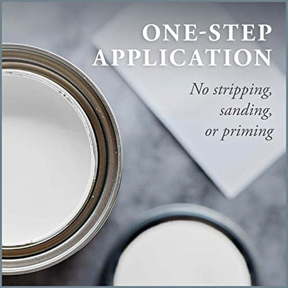 AMY HOWARD AT HOME,One Hour Miracle Paint,Water-Based Enamel Paint,Scrubbable Eggshell Finish Furniture Paint,All In One Paint,No Stripping,Sanding,or Priming,32 OZ,Ballet White 1 Quarts (Pack 1) - color: Ballet White