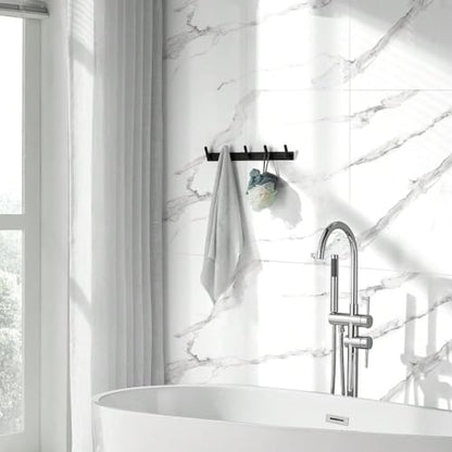 Chejiaye 10pcs Marble Peel and Stick Backsplash Waterproof Washroom Wall Panels, Peel and Stick Tile, PVC Foam Wall Panels for Kitchen,Bathroom,Living Room,White and Grey(Not Real Tile,11.8" x 11.8") - color: White and Grey, size: 11.8" x 11.8" x 10Pack