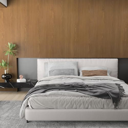 Brown WoodGrain Textured Peel and Stick Wallpaper ContactPaper for Cabinets - color: Brown, size: 15.7" x 354"