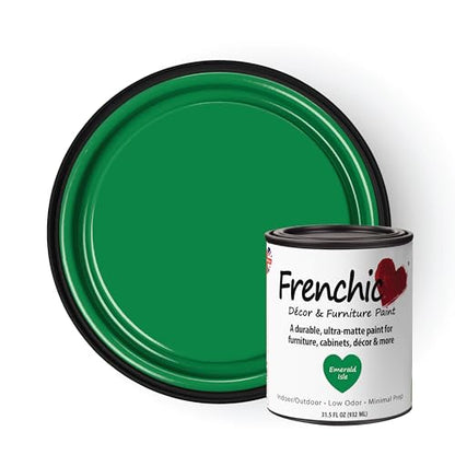 Frenchic Ultra Matte No-Prep Chalk Furniture Paint, Emerald Isle - color: Emerald Isle
