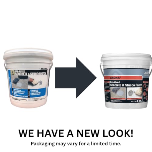 Akona Pre-Mixed Concrete and Stucco Patch, 1 Gallon - size: Gallon