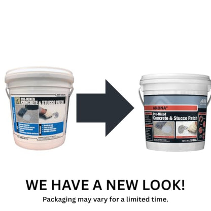 Akona Pre-Mixed Concrete and Stucco Patch, 1 Gallon - size: Gallon