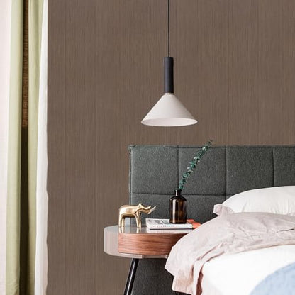 Brown Grasscloth Peel and Stick Wallpaper A Set of 23.6" X 480" Self-Adhesive Texture Contact Paper Faux Grasscloth Removable Wallpaper for Cabinets Counter Top Shelf Liners - color: Brown, size: 23.6" x 480"