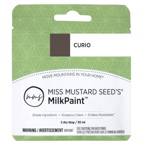 Miss Mustard Seed's Milk Paint for Furniture, Cabinets & Wood, Curio, Sample - color: Curio, size: 1 Ounce (Pack of 1)