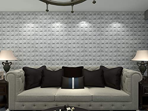 Art3d Decorative 3D Panels Textured Wall Design Board Pack of 12 Tiles 32 Sq Ft