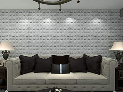 Art3d Decorative 3D Panels Textured Wall Design Board Pack of 12 Tiles 32 Sq Ft
