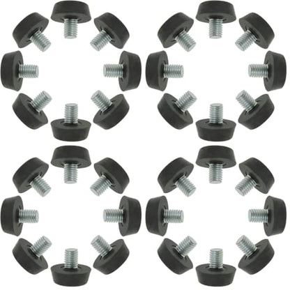 uxcell Metric M8 x 1.25 Furniture Glide Leveling Feet Adjustable Leveler Floor Protector for Table Desk Cabinet Leg 32 Pack - size: M8 x 10 x 22mm (Pack of 4)