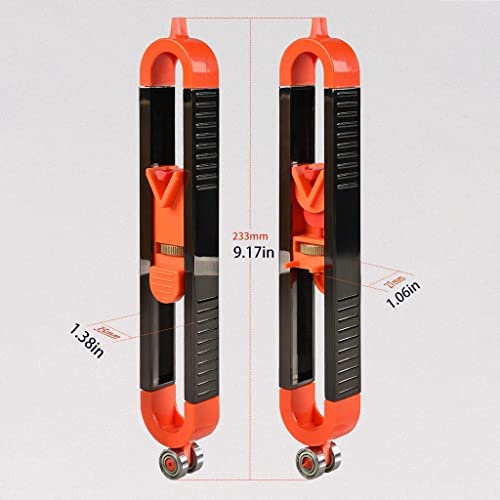 Precise Contour Scribe Tool with Lock for Pencil - Woodworking Edge Corner Measuring Profile Duplicator