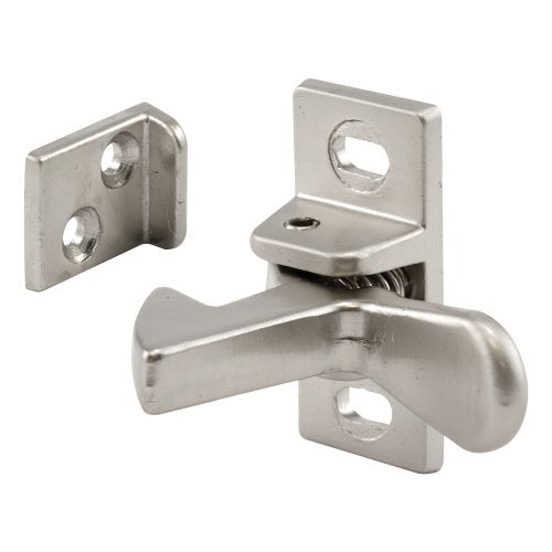 Prime-Line U 10882 Cabinet Door Elbow Catch, Cast Aluminum, Satin Nickel (Single Pack) - color: Satin Nickel, size: 1 Pack