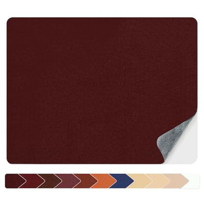 Numola Leather Repair Patch, 8×11 Inch Self-Adhesive Dark Wine Red - color: Dark Wine Red, size: 8×11inch