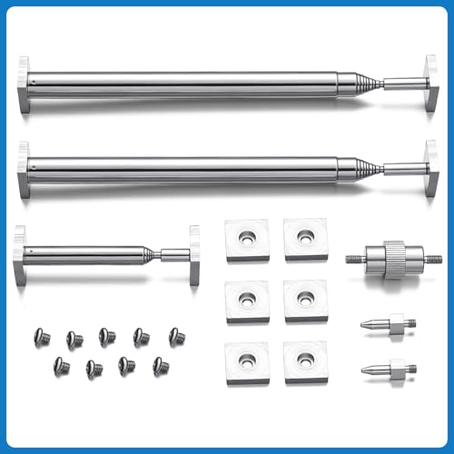 3 Pack Extendable Measuring Stick Tool Set Pinch Stick for Woodworking