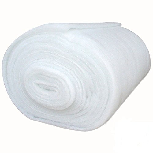 New Creations Fabric & Foam Professional 5 oz Bonded Dacron Upholstery Grade Polyester Batting 48 Inch Wide