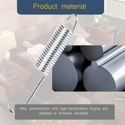2 Pack 4-1/2 Inch Stainless Steel Recliner Chair Replacement Springs Parts - size: 4-1/2 Inch