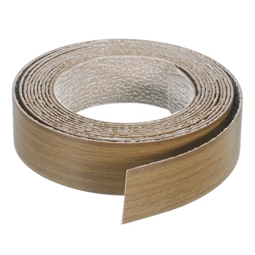 uxcell Edge Banding, 1 1/8 Inch x 9.84ft Pre-Glued Wood Veneer Edging Iron-on Flexible Edge Banding for Cabinet Repair Furniture Restoration, Brown Walnut - color: Walnut, size: 1 1/8 Inch x 9.84ft
