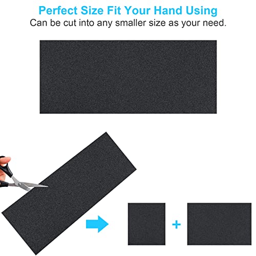 48 PCS Sandpaper 120-5000 Grit Wet Dry Sand Paper 9x3.6 for Wood Metal Car