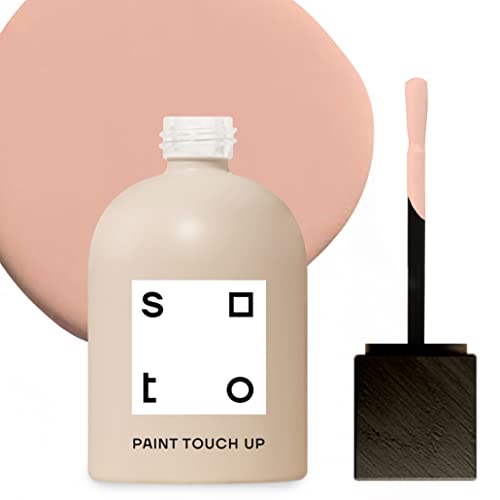 soto Pink Paint Touch Up, Multi-Surface, Matte Finish (No. 31 Moroccan Plaster) - 1.5 Ounces/45 Milliliters of Scratch Repair for Furniture, Walls, Cabinets, Trim, Doors, Indoor/Outdoor