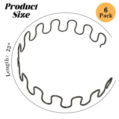 6 Pack 23" Sofa Chair Upholstery Spring Replacement for Furniture Sofa Couch Recliner Chair Glider Rocker