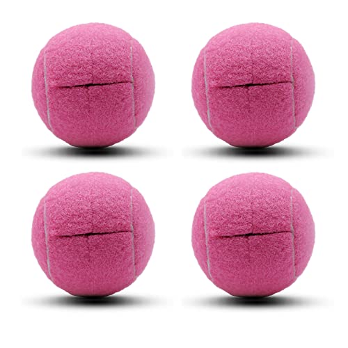 Precut Tennis Balls for Walker and Furniture Legs,4 Pack - color: Pink, size: 4 Pack