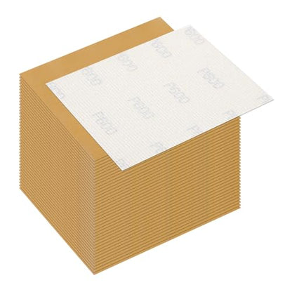 40 Pcs 600 Grit Sandpaper 4.5x5.5 Inch Sand Paper Alumina Abrasive - size: 4.5 x 5.5 Inch(600 Grit)