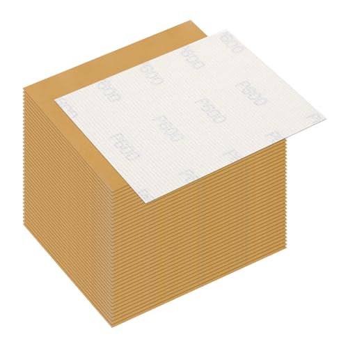 40 Pcs 600 Grit Sandpaper 4.5x5.5 Inch Sand Paper Alumina Abrasive - size: 4.5 x 5.5 Inch(600 Grit)
