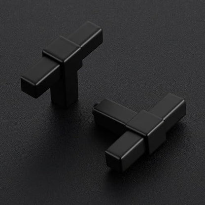 15 Pack Black Cabinet Handles, 2" Overall Length Cabinet Pulls - color: Black, size: Single Hole