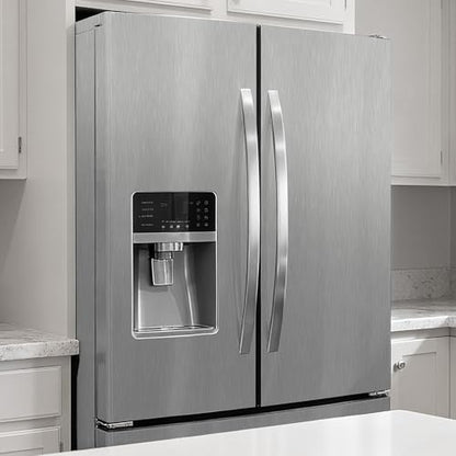 Silver Stainless Steel Contact Paper for Countertops Cabinets - color: Silver, size: 1181" x 15.7"