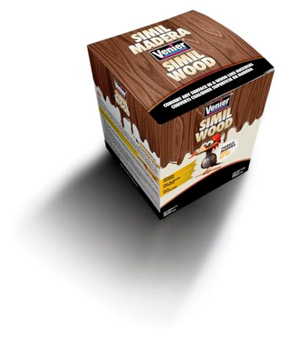 Venier Wood Like Paint Garage Doors (Dark Oak) - Furniture Cabinets Metal - Interior Exterior Paint - Liquid Wood (25,36 fl. oz) - color: Dark Oak