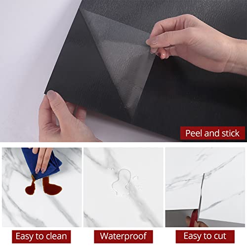 WESTICK Marble Peel and Stick Floor Tile Bathroom Waterproof Vinyl Tiles - color: 1. White, size: 20 Tiles