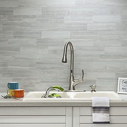 Aspect Peel and Stick Collage Tile in Roman Slab (Sample) - color: Roman Slab, size: Sample Piece