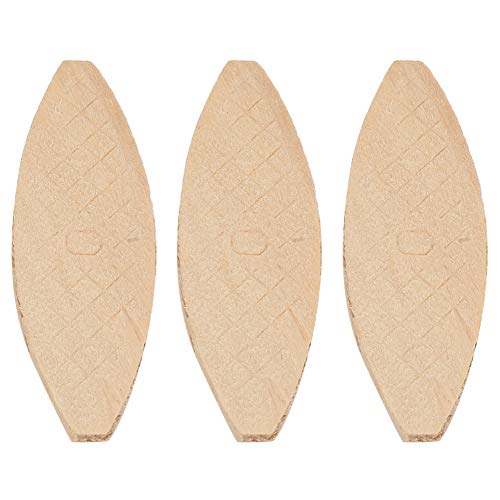 Beechwood Joiner Biscuits Number 0, 10, 20 Wood Joining Biscuits Woodworking Biscuits Assorted Beech Wood Chips for Crafting Woodworking 100 PCS(0#)