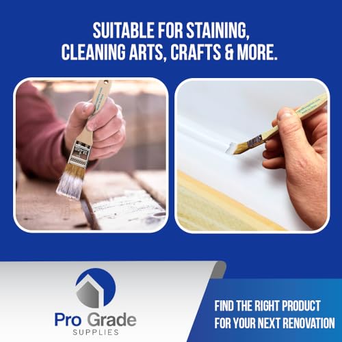 Pro Grade 1" Chip Brushes, Disposable Paint Brushes, for Touch Up, 96 Pack