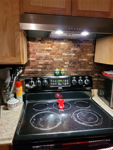 Yipscazo 2026 New Upgrade Peel and Stick Backsplash, Stick on Backsplash Tiles for Kitchen, Bathroom, Fireplace(5 Sheets, Copper) - color: Copper