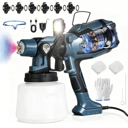 Paint Sprayer for House Painting (Blue) - color: Blue