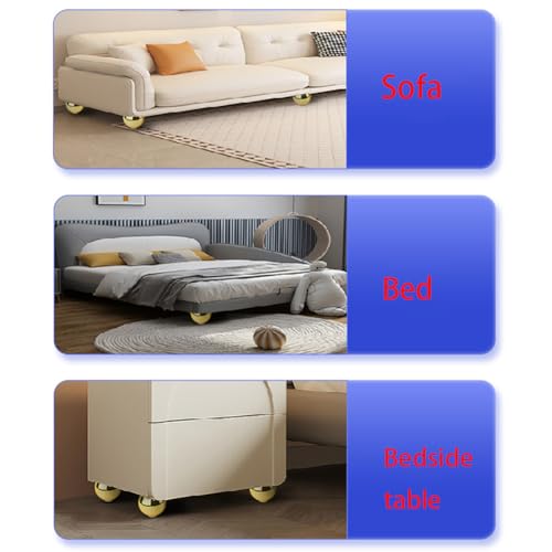 Black Furniture Legs Round Metal Bun Feet Heavy-Duty Cabinets/Tables/Chairs/Sofa Feet, with Rubber Base Set of 4,Heavy Duty DIY Replacement Couch Legs(Black 1) - size: Black 1