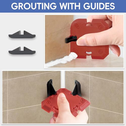 Goopreen 11 PCS Silicone Caulking Tool Kit, Caulk Remover Tool