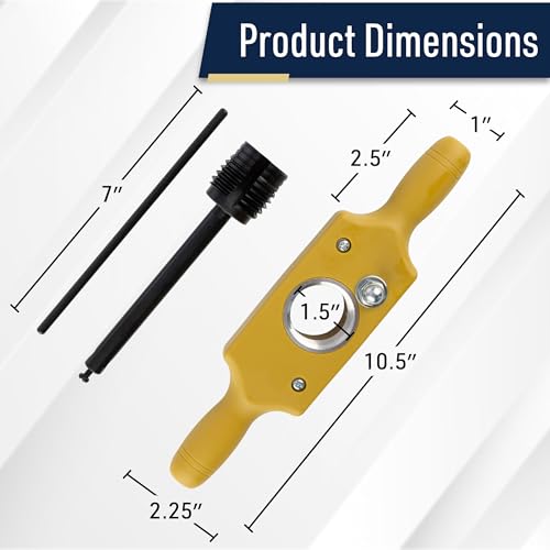Kings County Tools Jig Dowel Thread Tap and Die Set, 1-1/2 Inch - size: 1-1/2 In.
