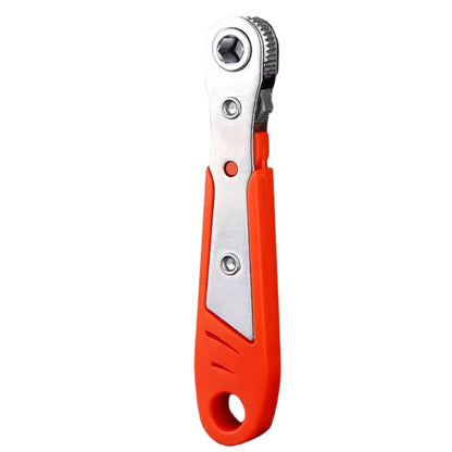 10-In-1 Angled Ratchet Screwdriver Set, 90 Degree Right Angle, Practical - color: Red