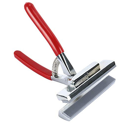YaeTek Professional Canvas Stretching Plier – Extra Wide 4-3/4" (12cm) with Spring Return Handle Rubberized Grip for Canvas Stretcher Bars, Clamp Art Oil Painting Tool