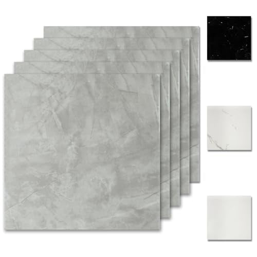 20 Sheets Peel and Stick Backsplash, 11.8"x11.8" Stick on Backsplash Tile Stickers Self Adhesive Backsplash Tile for Kitchen Bathroom Laundry Room - color: Gray Marble, size: 20 PACK